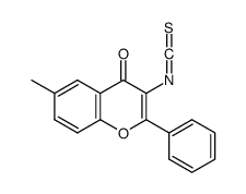 4H-1-Benzopyran-4-one,3-isothiocyanato-6-methyl-2-phenyl-(9CI) structure