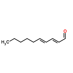 (2E,4E)-Deca-2,4-dienal Structure