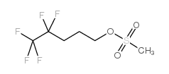 METHANESULFONIC ACID 4,4,5,5,5-PENTAFLUORO-PENTYL ESTER Structure