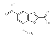 7-methoxy-5-nitro-1-benzofuran-2-carboxylic acid Structure