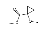 1-METHOXYCYCLOPROPANECARBOXYLIC ACID METHYL ESTER图片