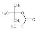 tert-butyl methylsulfanylformate structure