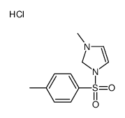 1-methyl-3-(4-methylphenyl)sulfonyl-1,2-dihydroimidazol-1-ium,chloride结构式