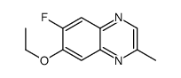 Quinoxaline, 7-ethoxy-6-fluoro-2-methyl- (9CI) Structure