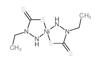 Nickel,bis(1-ethylhydrazinecarbodithioato-N2,S)- (9CI)结构式