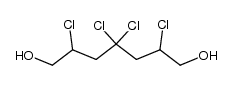 2,4,4,6-tetrachloro-heptane-1,7-diol Structure