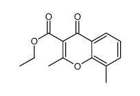 Ethyl 2,8-dimethyl-4-oxo-4H-chroMene-3-carboxylate图片