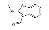 2-methylselanyl-1-benzothiophene-3-carbaldehyde Structure