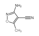 3-amino-5-methyl-1,2-oxazole-4-carbonitrile Structure