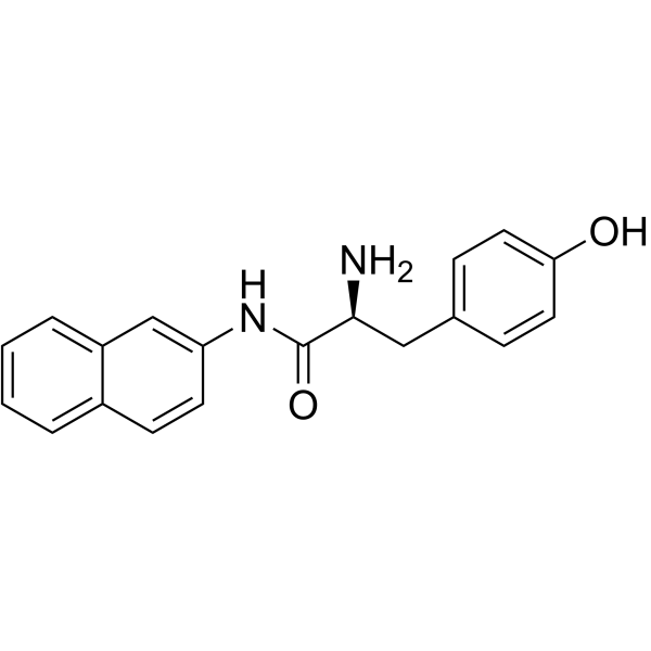 L-Tyrosine β-naphthylamide结构式