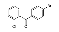 (4-bromophenyl)-(2-chlorophenyl)methanone structure