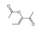 4-oxopent-2-en-3-yl acetate Structure