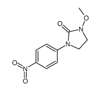 1-Methoxy-3-(4-nitrophenyl)-2-imidazolidone Structure