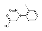 N-(2-fluoro-phenyl)-N-nitroso-glycine结构式