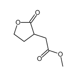 methyl 2-(2-oxooxolan-3-yl)acetate结构式