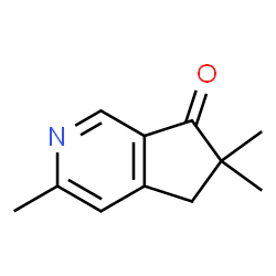 5,6-Dihydro-3,6,6-trimethyl-7H-2-pyrindin-7-one structure