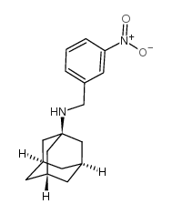 N-[(3-nitrophenyl)methyl]adamantan-1-amine structure