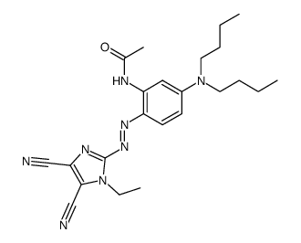 2-[2-(Acetylamino)-4-(dibutylamino)phenylazo]-1-ethyl-1H-imidazole-4,5-dicarbonitrile picture