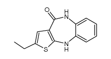 2-ethyl-5,10-dihydro-benzo[b]thieno[2,3-e][1,4]diazepin-4-one Structure