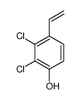 2,3-dichloro-4-ethenylphenol Structure