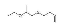 4-(2-ethoxypropylsulfanyl)but-1-ene Structure