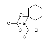 dichloromethyl-[1-(dichloromethylsilyl)cyclohexyl]silane Structure