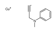 copper(1+),N-methyl-N-prop-2-ynylaniline Structure