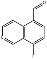 8-Fluoro-isoquinoline-5-carbaldehyde Structure