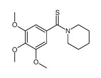 piperidin-1-yl-(3,4,5-trimethoxyphenyl)methanethione结构式