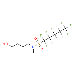 1,1,2,2,3,3,4,4,5,5,5-undecafluoro-N-(4-hydroxybutyl)-N-methylpentane-1-sulphonamide Structure