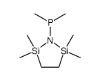 1-dimethylphosphanyl-2,2,5,5-tetramethyl-[1,2,5]azadisilolidine Structure