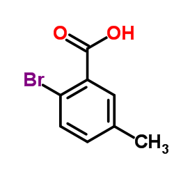 2-Bromo-5-methylbenzoic acid Structure