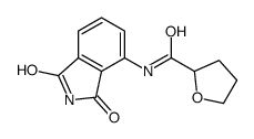 2-Furancarboxamide,N-(2,3-dihydro-1,3-dioxo-1H-isoindol-4-yl)tetrahydro- Structure