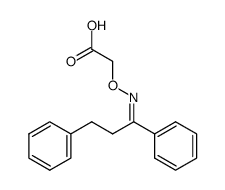 1,3-Diphenylpropylidenamino-oxyessigsaeure结构式