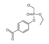 1-[chloromethyl(ethoxy)phosphoryl]oxy-4-nitrobenzene结构式