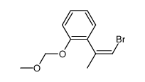 (Z)-1-(2-bromo-1-methylvinyl)-2-(methoxymethoxy)benzene结构式