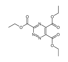 1,2,4-TRIAZINE-3,5,6-TRICARBOXYLIC ACID, 3,5,6-TRIETHYL ESTER Structure