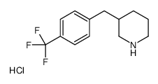 3-[[4-(trifluoromethyl)phenyl]methyl]piperidine,hydrochloride图片