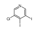 3-chloro-4,5-diiodopyridine结构式