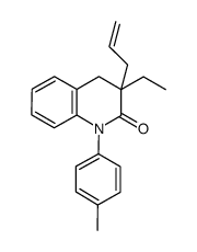 3-allyl-3-ethyl-1-p-tolyl-3,4-dihydro-1H-quinolin-2-one Structure