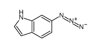 1H-Indole,6-azido-(9CI) structure