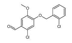 Benzaldehyde, 2-chloro-4-[(2-chlorophenyl)methoxy]-5-methoxy图片