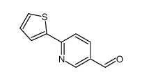 6-Thien-2-ylnicotinaldehyde Structure