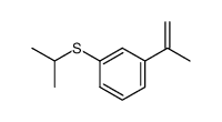 m-(1-methylethenyl)phenyl i-propyl sulphide Structure