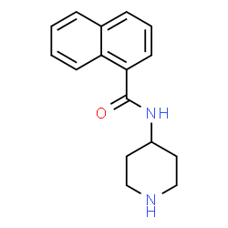 N-(piperidin-4-yl)naphthalene-1-carboxamide structure