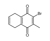 2-bromo-3-methyl-5,8-dihydro-[1,4]naphthoquinone结构式