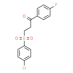 3-[(4-Chlorophenyl)sulfonyl]-1-(4-fluorophenyl)-1-propanone picture