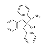 dl-β-amino-β-phenyl-α.α-dibenzyl-ethanol Structure