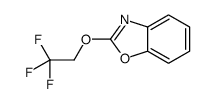 2-(2,2,2-trifluoroethoxy)-1,3-benzoxazole结构式