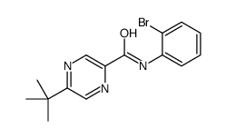 N-(2-bromophenyl)-5-tert-butylpyrazine-2-carboxamide Structure